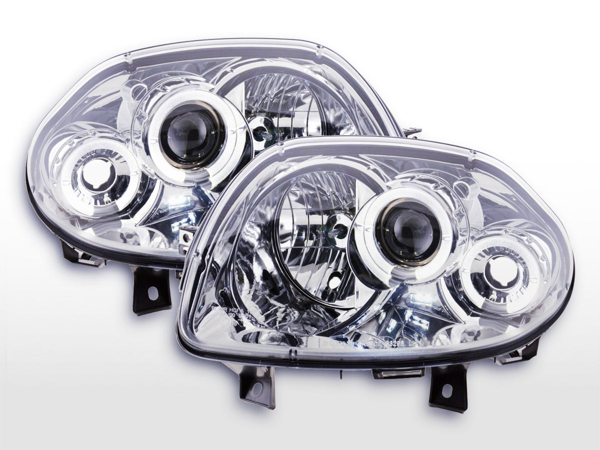Scheinwerfer Set Renault Clio Typ B 98-01 chrom Scheinwerfer Set Renault Clio Typ B 98-01 chrom